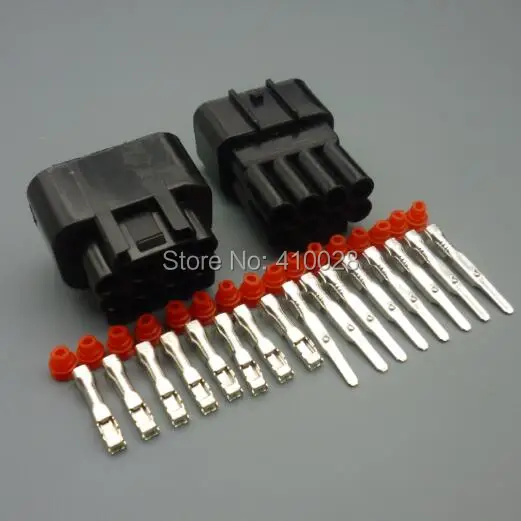 Adaptador conector Furukawa 8 pines 2,3 mm macho hembra negro - imagen 5