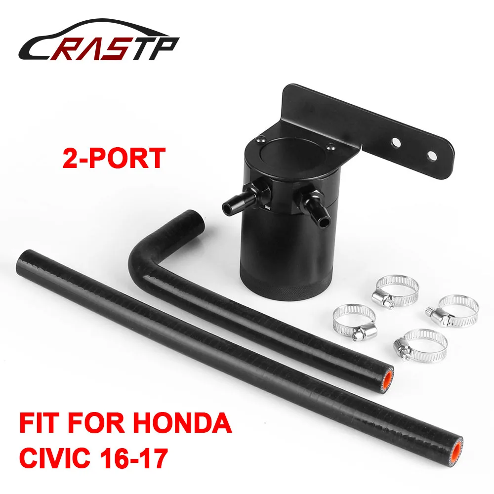 Tanque recuperador de aceite RASTP RS-OCC015 negro para Honda Civic