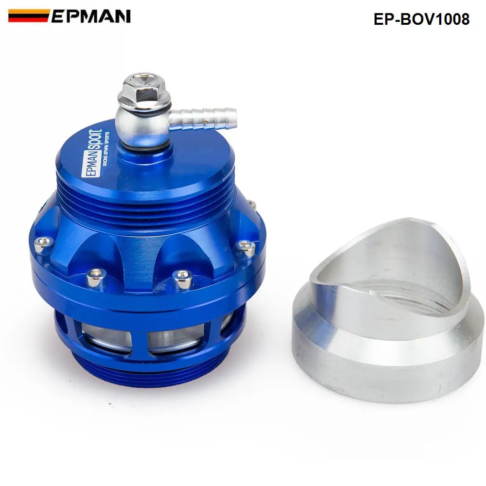 Válvula de soplado BOV universal 50 mm con brida de aluminio - imagen 4