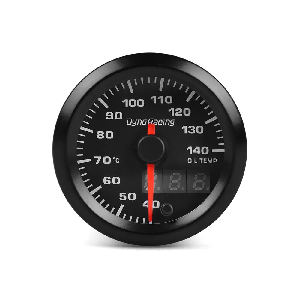 Dynoracing medidor temperatura aceite 52 mm con pantalla dual - imagen 4