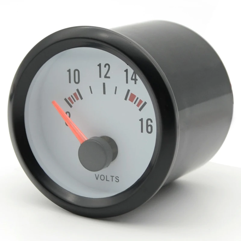 Tacómetro RPM temperatura aceite agua motor LED 52mm analógico - imagen 5