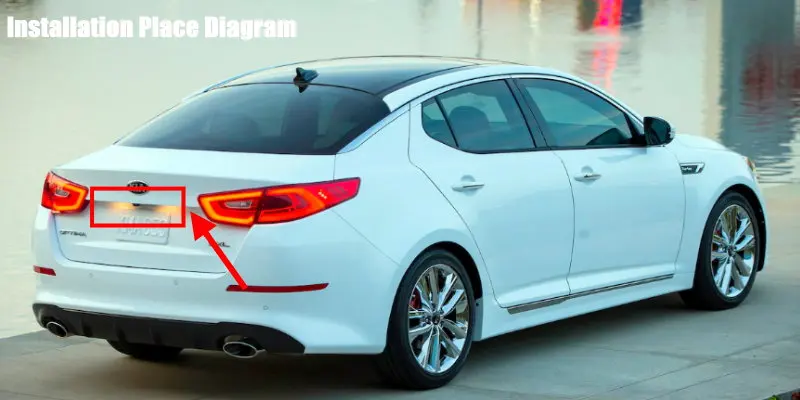 Cámara trasera CCD para KIA Optima/K5 2012-2015