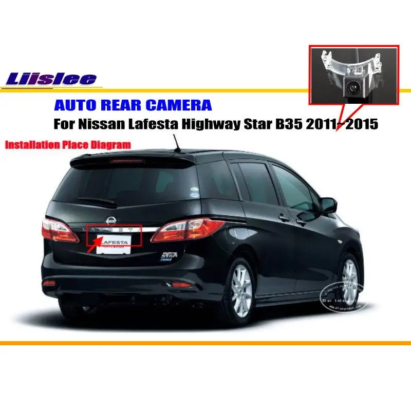 Cámara trasera CCD Nissan Lafesta B35 Highway Star 2011-2015