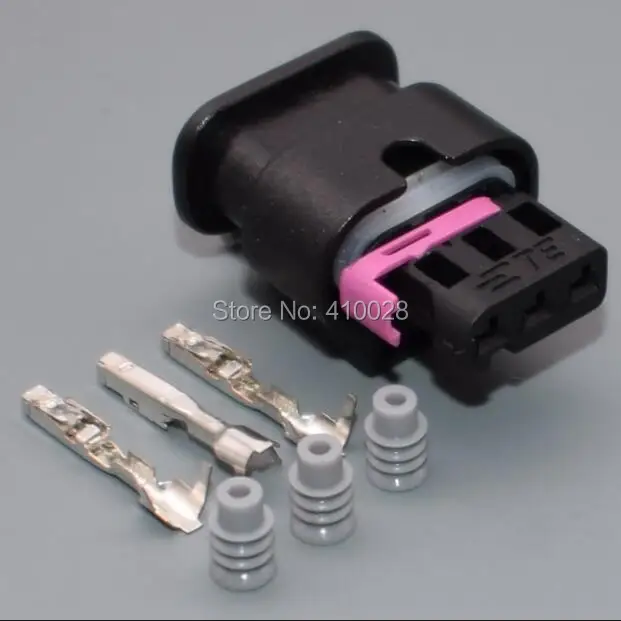 Conector eléctrico impermeable 3 pines Audi 4F0973703A - imagen 4