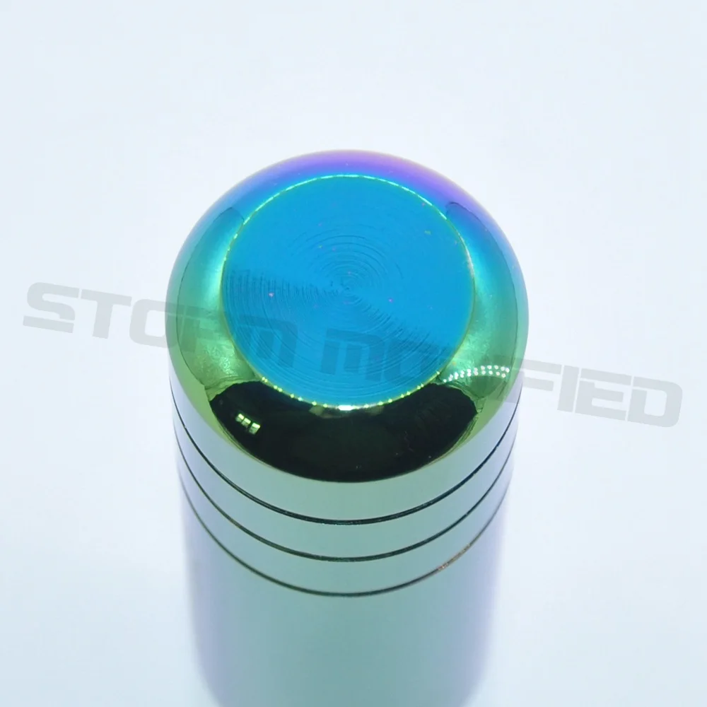 Pomo de cambio aluminio Neo Chrome universal para coche de carreras - imagen 2