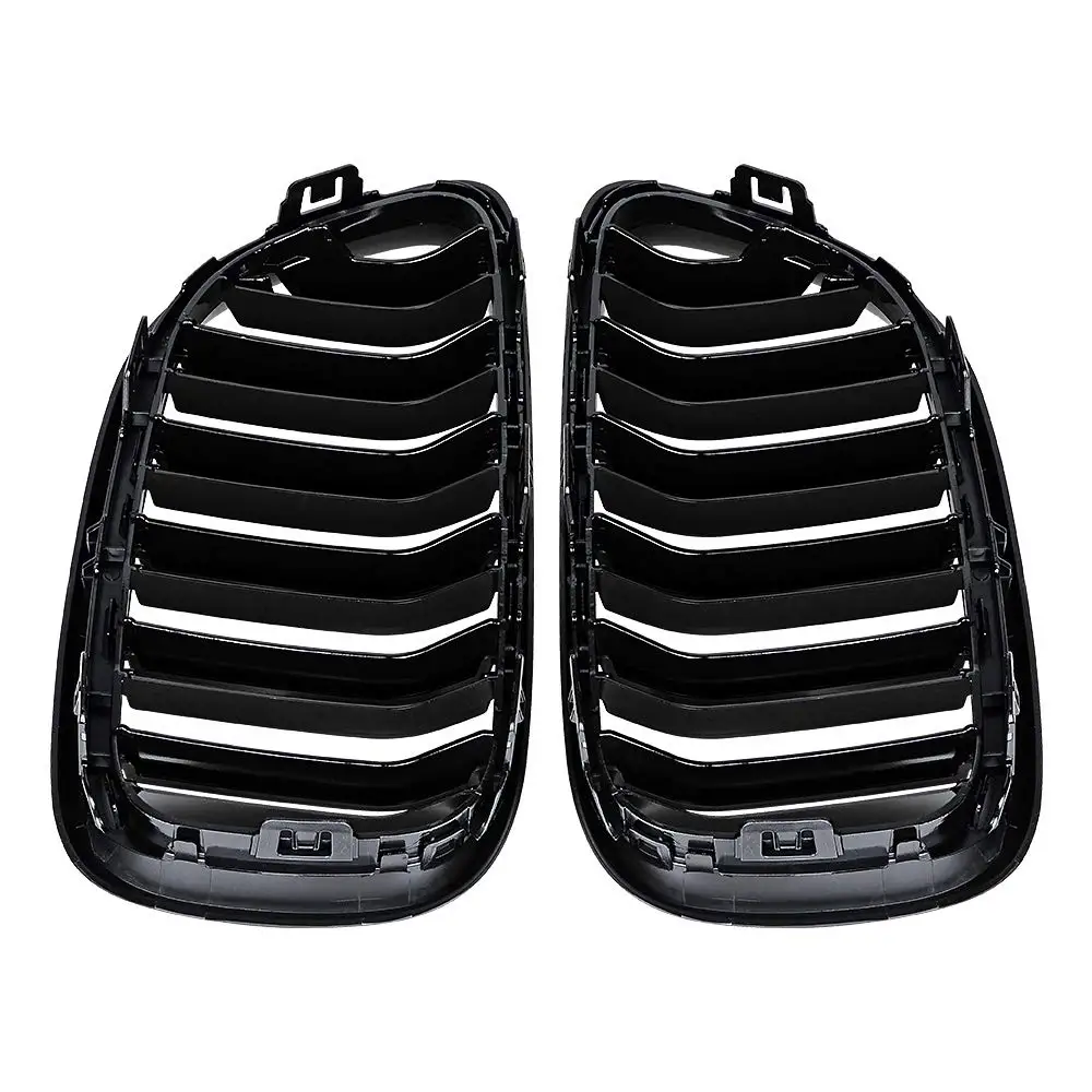 Parrilla de riñón BMW fibra de carbono listón doble F22 F23 M2 - imagen 4