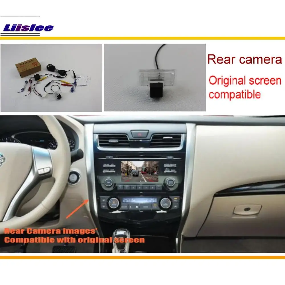 Cámara trasera visión inversa Nissan Teana/Lannia/NV200 2014-2018 HD CCD OEM