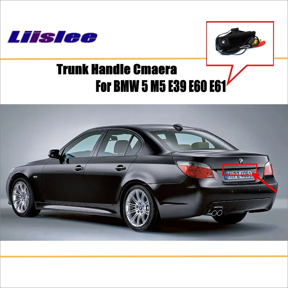 Cámara de marcha atrás BMW M5 E39/E60/E61 con manilla de maletero