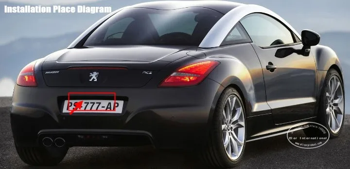 Cámara trasera Liislee para Peugeot RCZ 2011