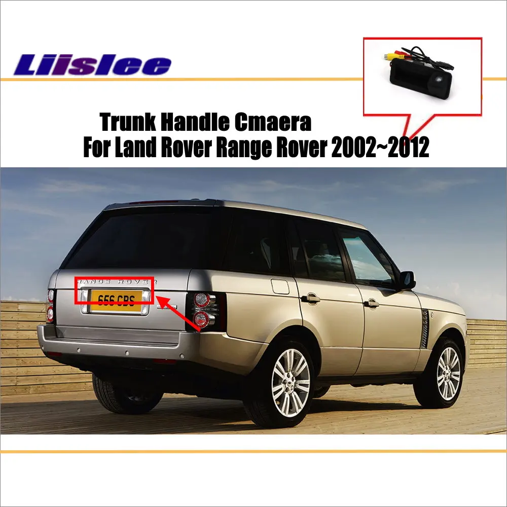 Para Land Rover Range Rover 2002-2012 cámara de estacionamiento de marcha atrás para coche vista trasera manija del maletero HD CCD RCA NTST PAL CAM
