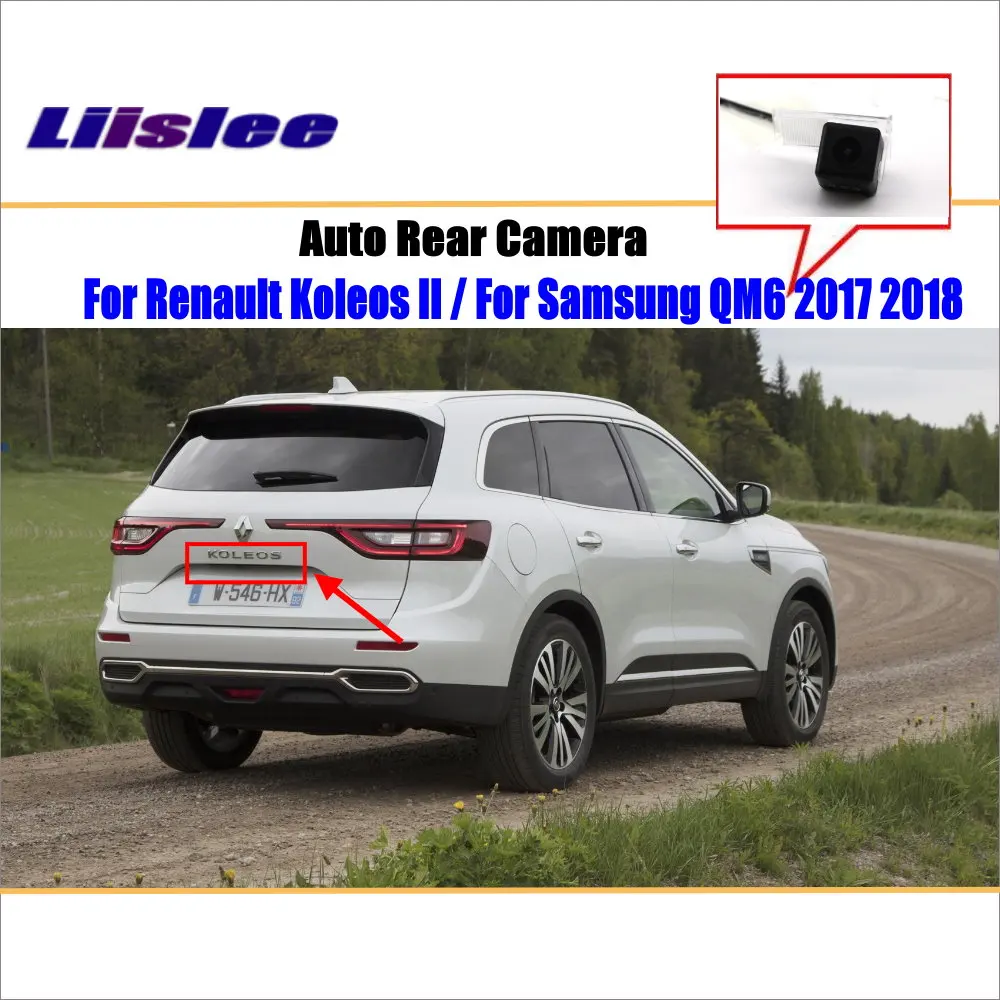 Cámara trasera de aparcamiento HD CCD para Renault Koleos II