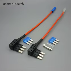 Shhworldsea Portafusibles Micro3 de 3 pines para automóvil