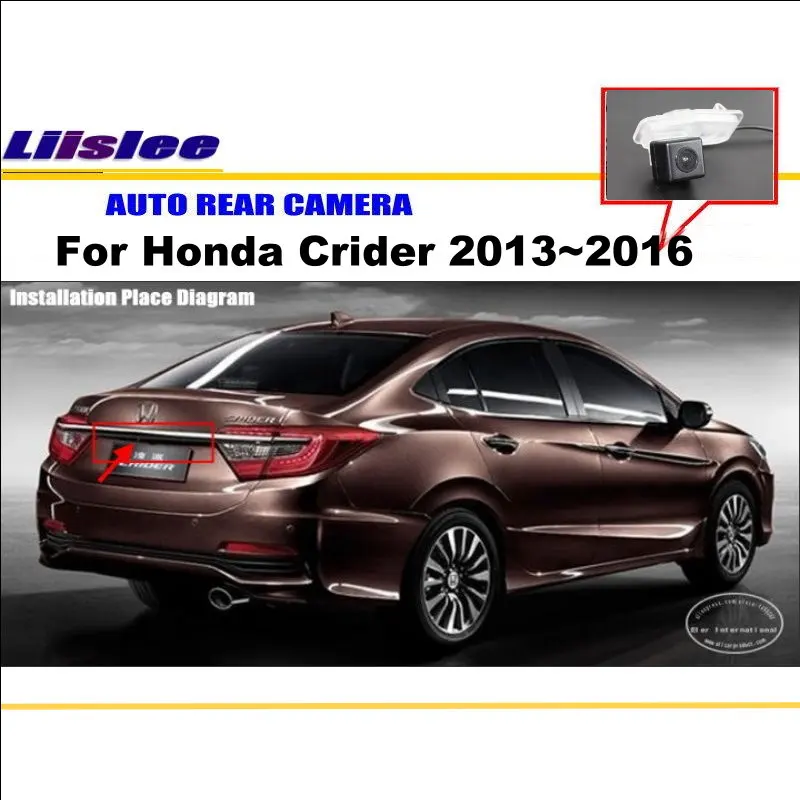 Cámara de visión trasera de coche para Honda Crider 2013 2014 2015 2016 Kit de accesorios de cámara CCD HD para estacionamiento trasero de respaldo