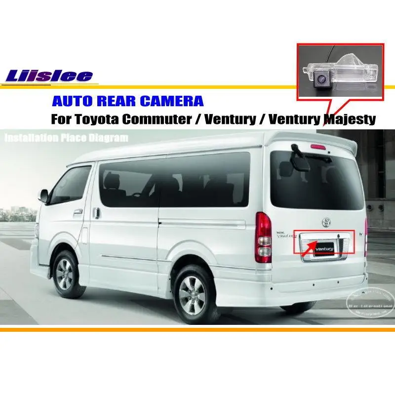 Cámara trasera HD CCD Toyota Commute/Ventury Majesty kit aparcamiento