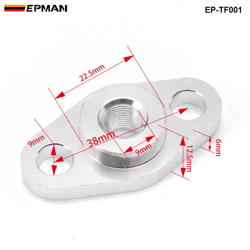 Turbocompresor T3/T4 EP-TF001 aluminio línea drenaje aceite NPT 1/8 - imagen 2