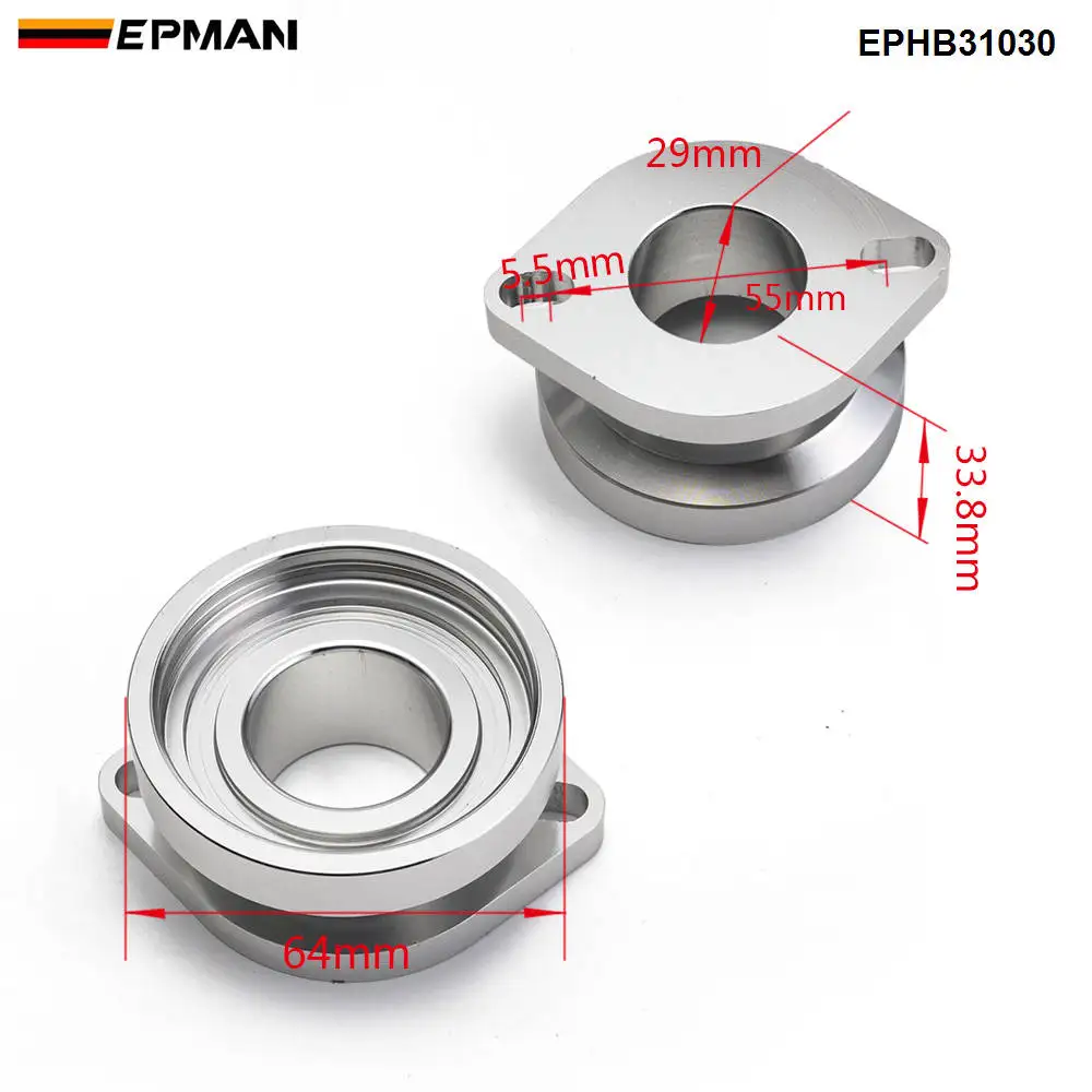 Adaptador válvula de descarga BOV EPman brida para SQV4 - imagen 2