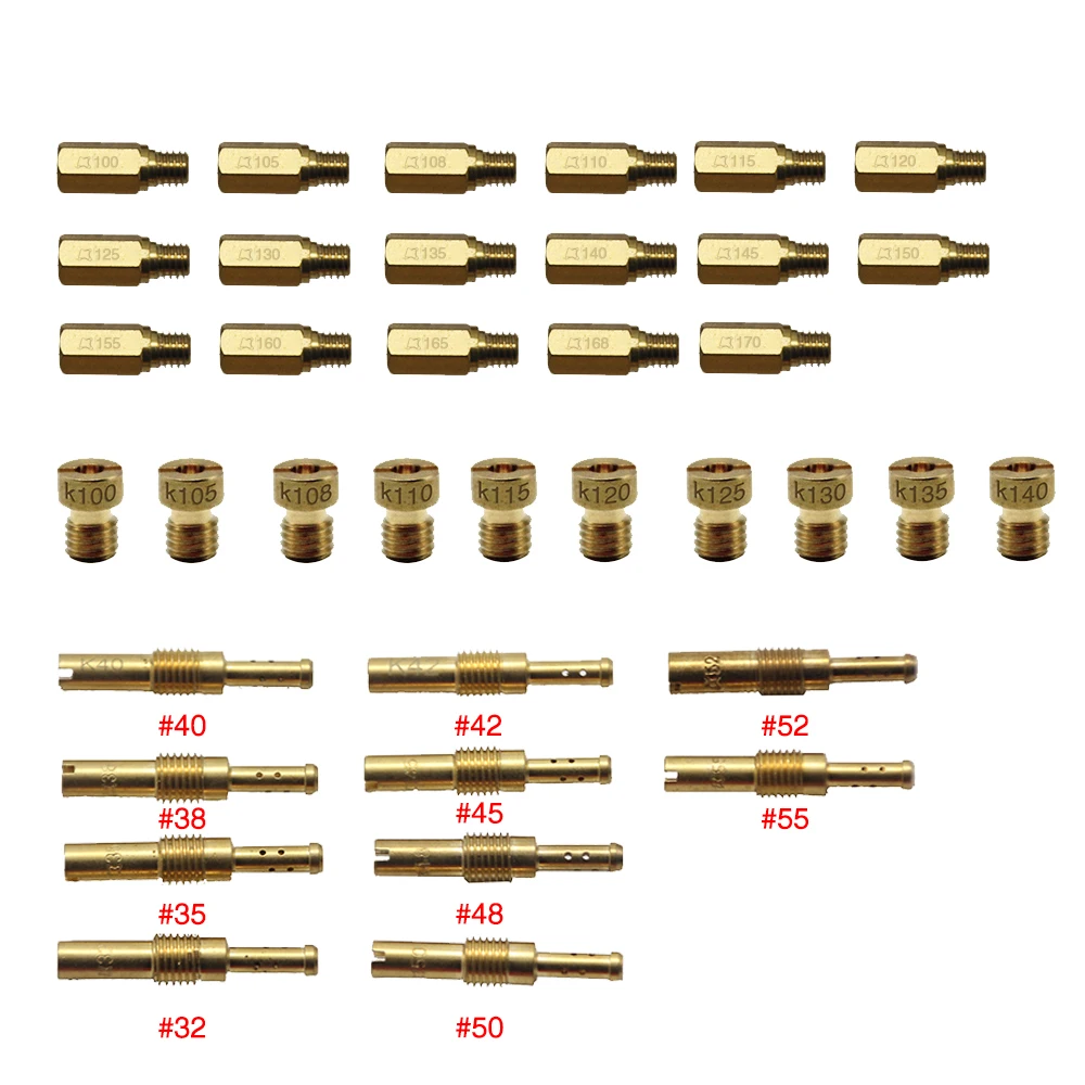 Kit de chiclés de carburador ZS Racing para Keihin PWK, PWM y FCR - imagen 2