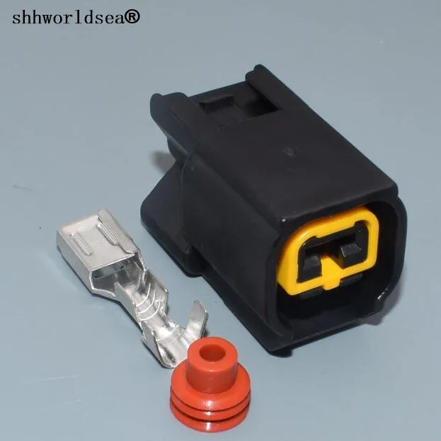 Shhworldsea QLW-A-1M conector automotriz impermeable hembra 1 pin - imagen 2