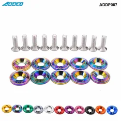 Kit de tornillería M6 Addco Racing con arandelas de aluminio CNC