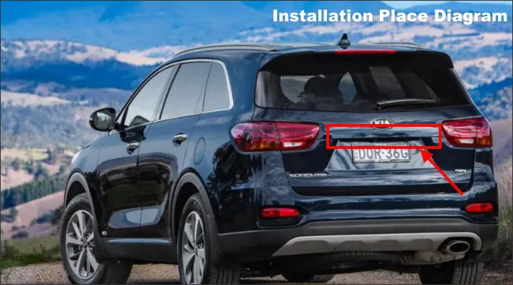 Cámara trasera Liislee para Kia Sorento X3 2018