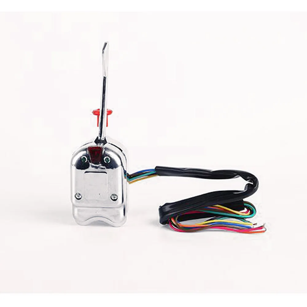 Detalle de conexiones y cables del interruptor