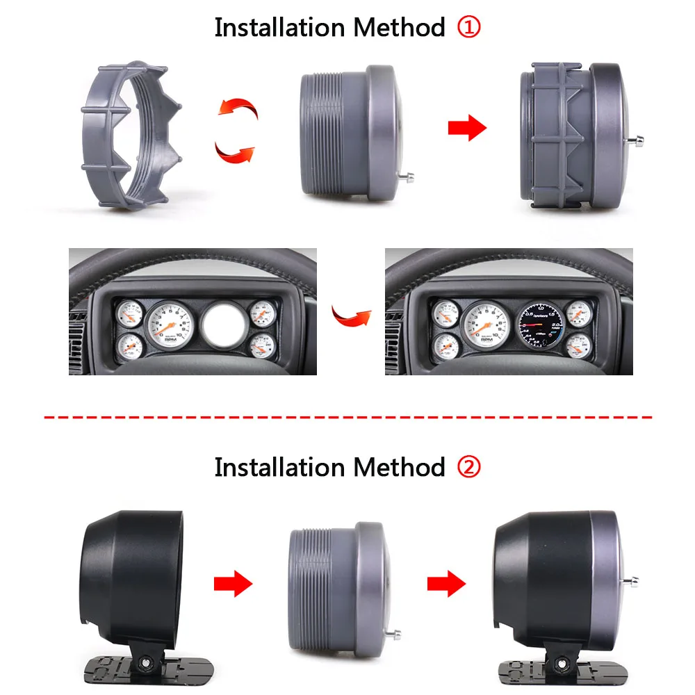 Kit medidores Dynoracing 60 mm presión aceite temperatura turbo – automoción - imagen 5