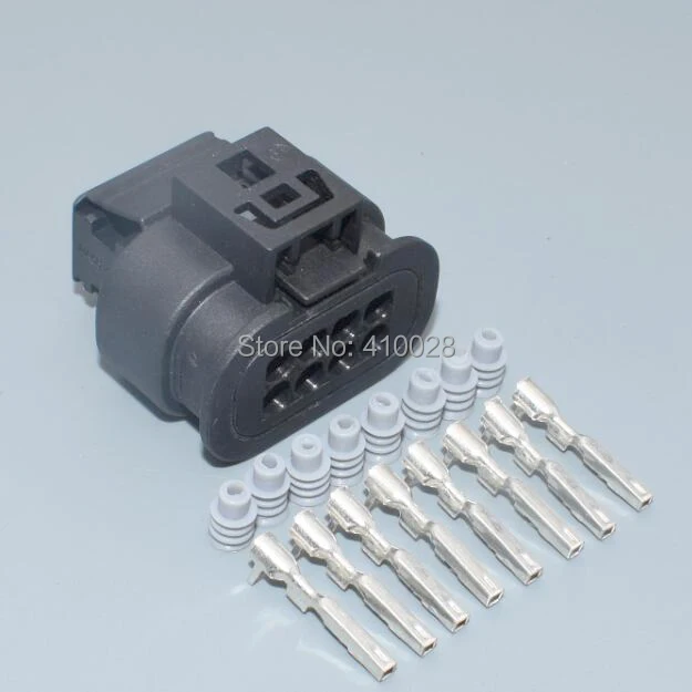 Vista frontal del conector