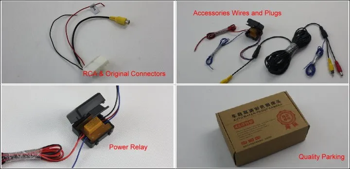 Cables, conectores y relé incluidos