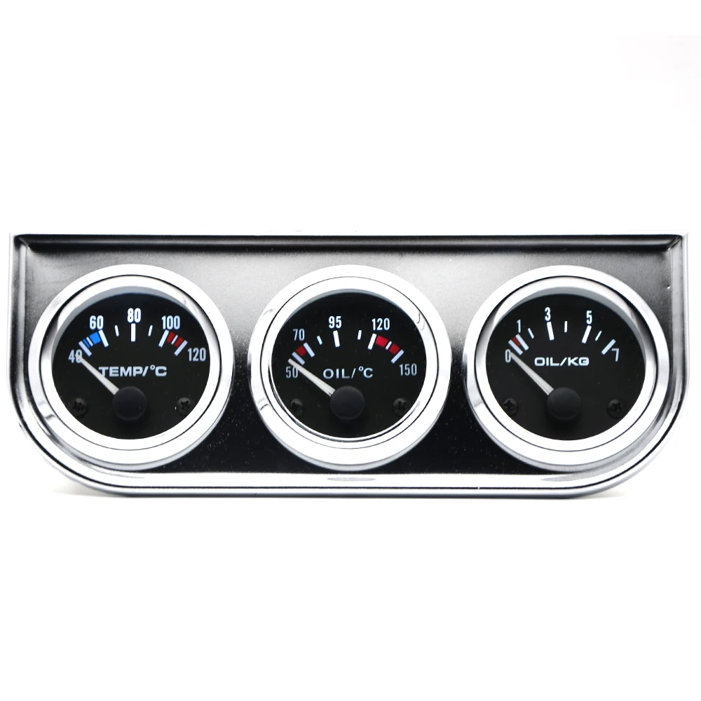 Kit indicadores temperatura agua presión aceite 52mmuniversaltuning - imagen 2