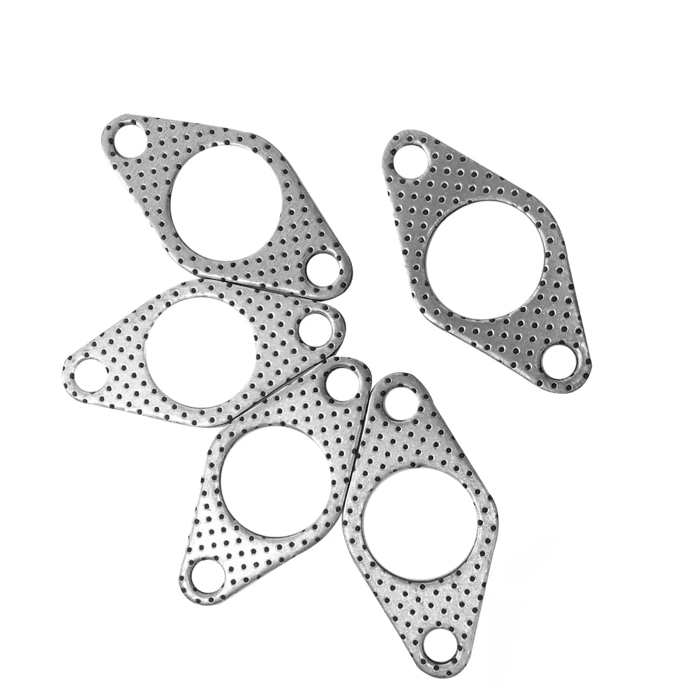 Envío gratuito-Junta de brida de tubo de descarga de aluminio de grafito de 35MM/38MM turbocompresor JR4954 - imagen 2