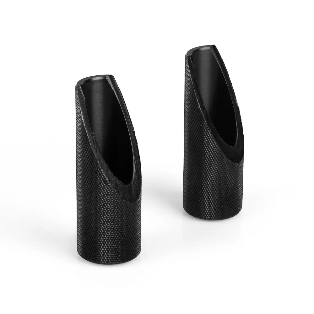 RASTP clavijas de pie para moto Honda Ruckus Zoomer aluminio negro - imagen 3