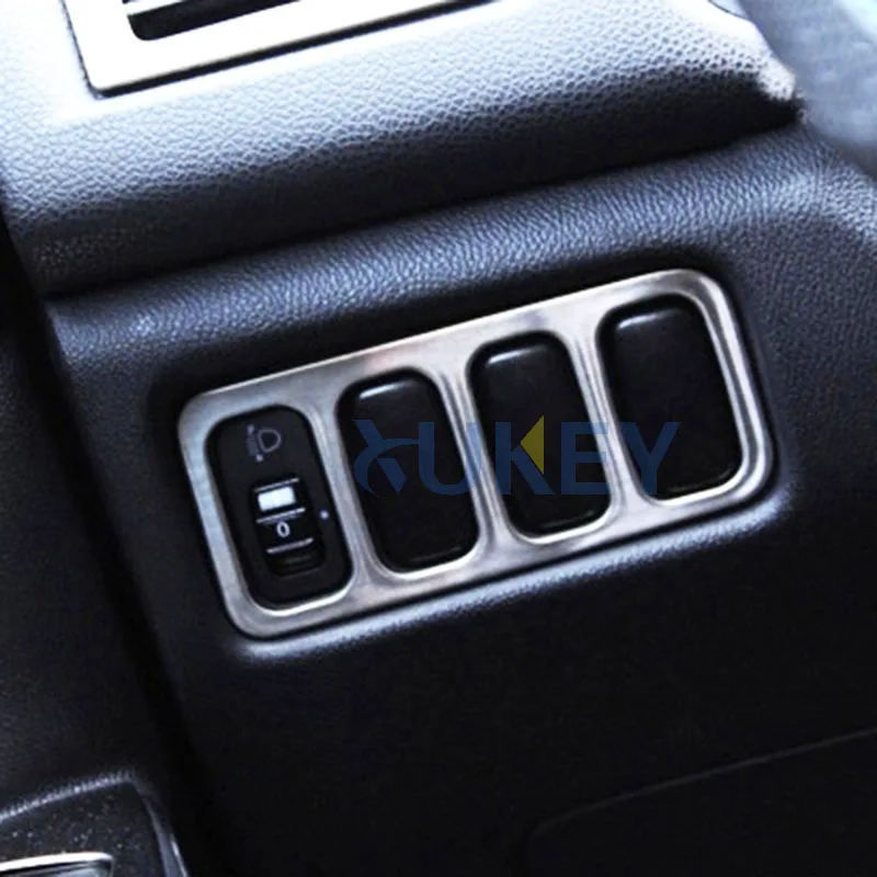 Mitsubishi ASX Outlander RVR Panel cromado interruptor antiniebla - imagen 4