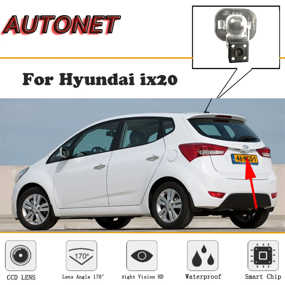 Cámara marcha atrás AUTONET CCD visión nocturna - Hyundai ix20 2010-2015