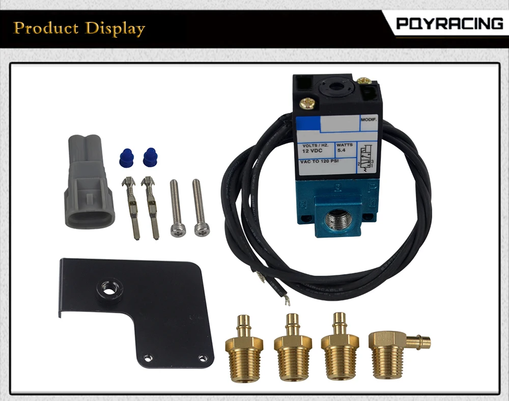 Válvula solenoide EBC detalle del conector