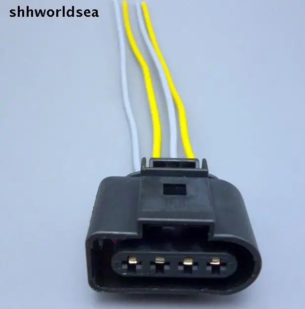 Conector de bobina 4 vías Shhworldsea para Audi A4/A6 y VW Passat