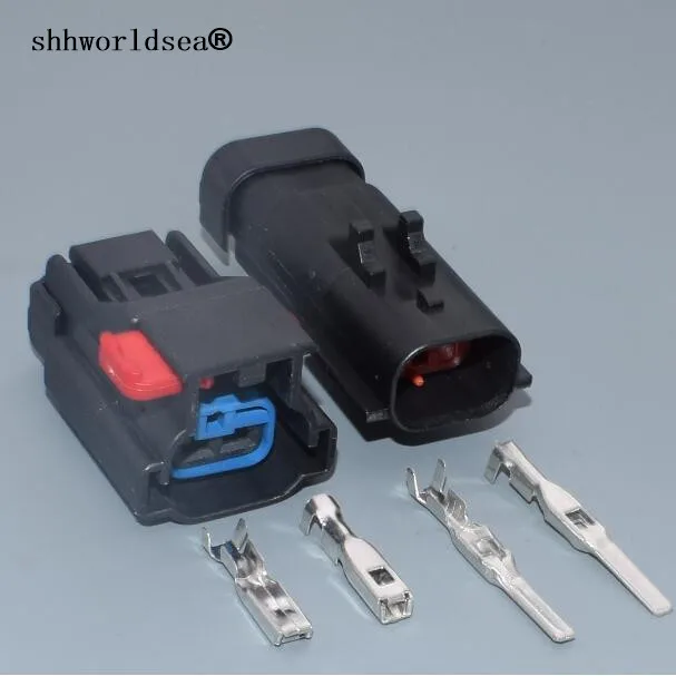 Conector de faro Shhworldsea para Chrysler 2,8 mm macho/hembra
