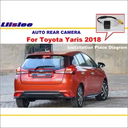 Cámara visión trasera Toyota Yaris 2018-2023 HD CCD aparcamiento