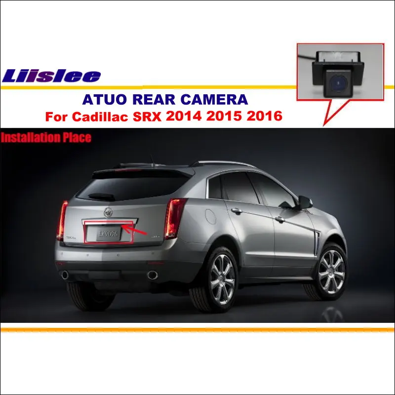 Cámara de marcha atrás HD CCD para Cadillac SRX 2014-2016