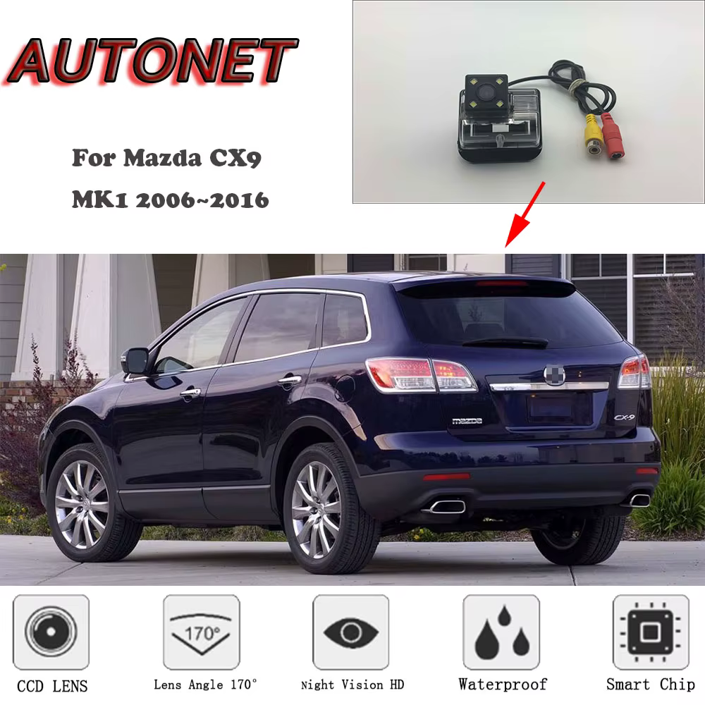 Cámara trasera HD AUTONET visión nocturna Mazda CX9 MK1 2006-2016