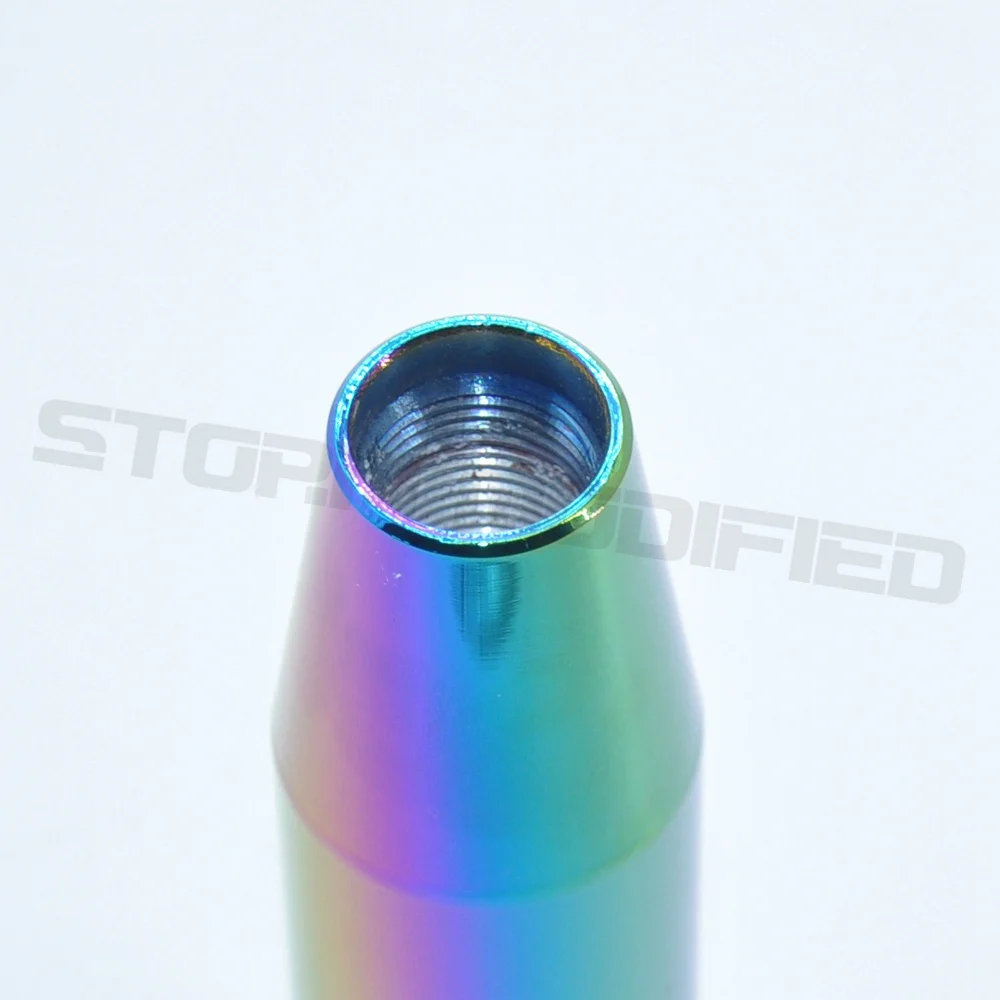 Pomo de cambio aluminio Neo Chrome universal para coche de carreras - imagen 3