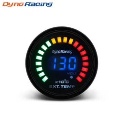 Dynoracing medidor EGT digital 52 mm 20 LED - para coches de tuning