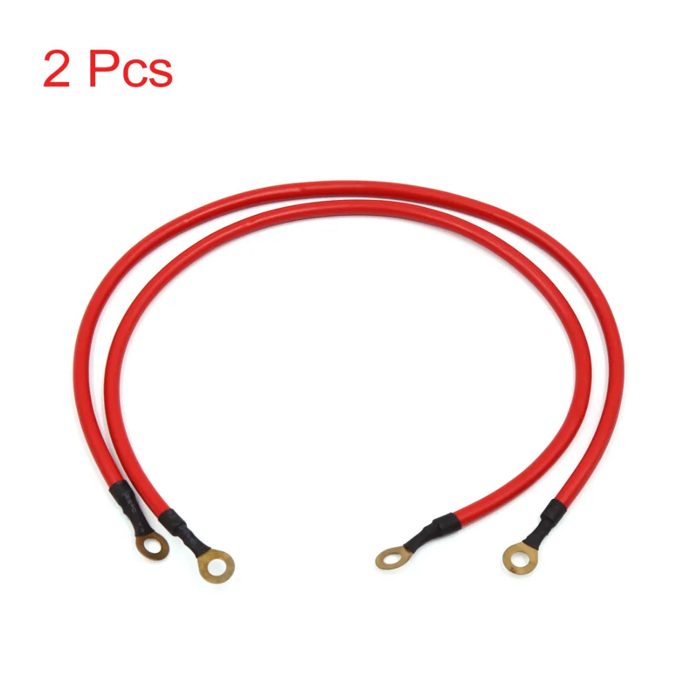 Cable de tierra rojo para batería de coche