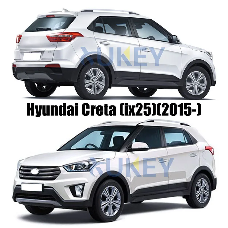 Cubierta guantera Hyundai Creta (2015-2019) moldura consola central cromada - imagen 3
