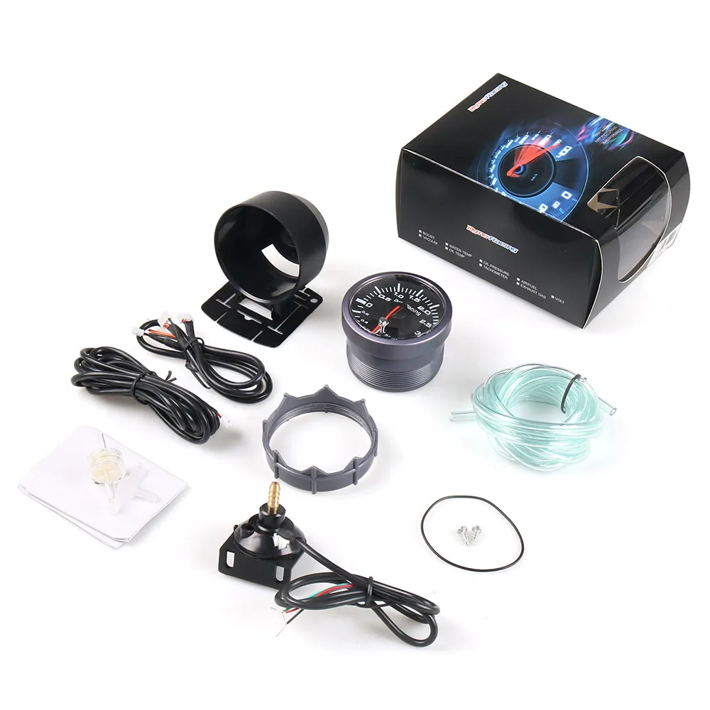 Dynoracing manómetro turbo 3 bar de 60 mm y controlador regulable - imagen 2