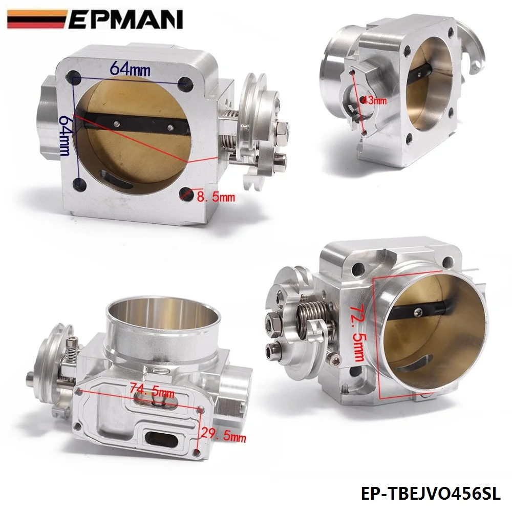 Colector admisión 70mm Lancer Evo 4-6 EPMAN - imagen 2