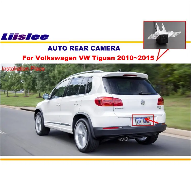 Cámara de marcha atrás CCD HD para Volkswagen Tiguan 2010-2015