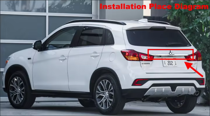 Cámara trasera Liislee para Mitsubishi Outlander 2018
