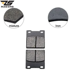 Pastillas de freno traseras ZS Racing – Kawasaki Z250 y ZXR 400