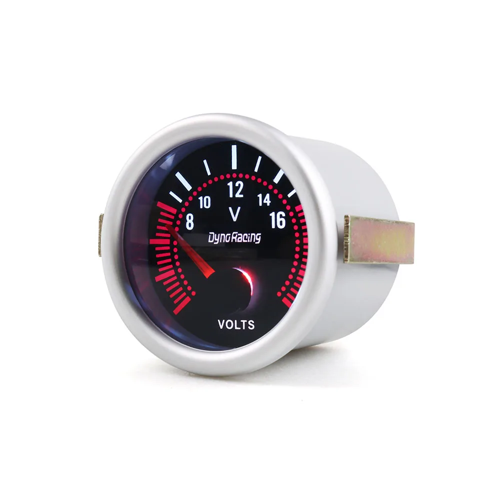 Dynoracing voltímetro universal 52 mm LED blanco 8-16 V - imagen 2