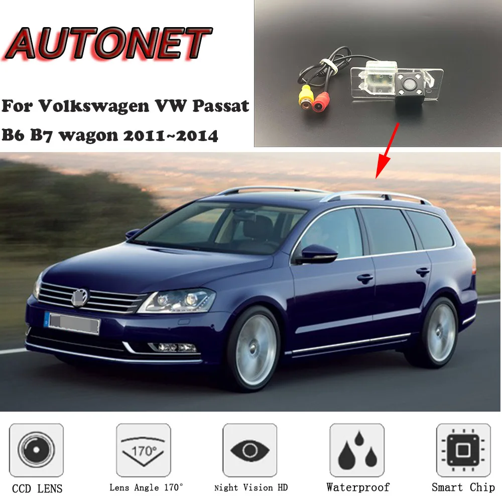 AUTONET Cámara de marcha atrás nocturna para VW Passat Variant B6/B7